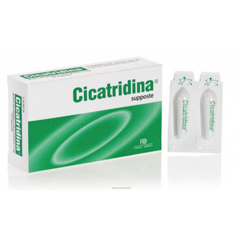 CICATRIDINA SUPPOSTE 10P