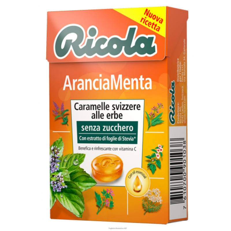 RICOLA ARANCIA MENTA 50G